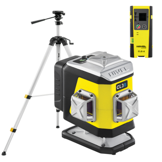 Nivel System CL3B + statyw SJJ-M1 EX + czujnik CLS-5 - laser krzyżowy niebieski 3 × 360° 3D Bluetooth